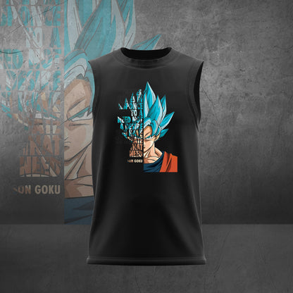 God Goku sports vest