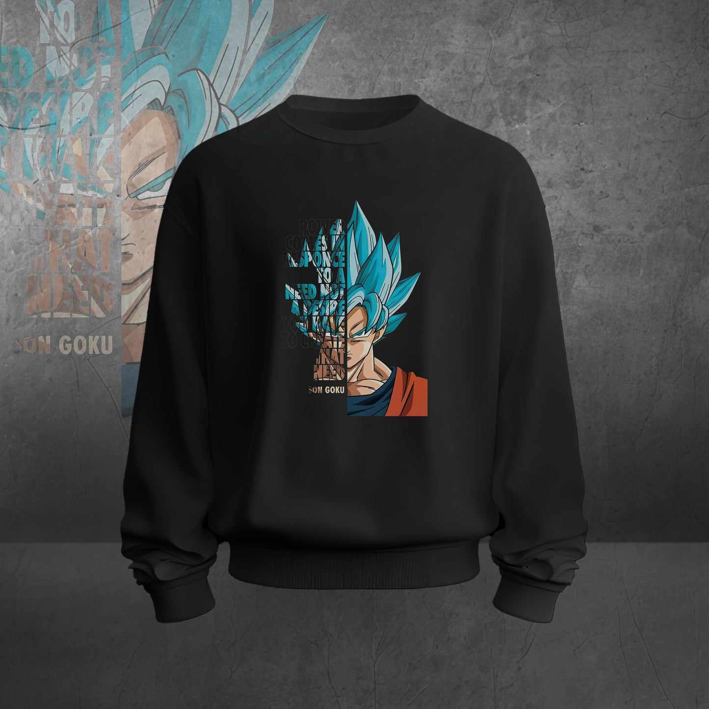 God Goku sweatshirt